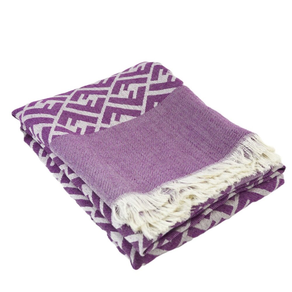 Fendi monogram woven scarf #217-32